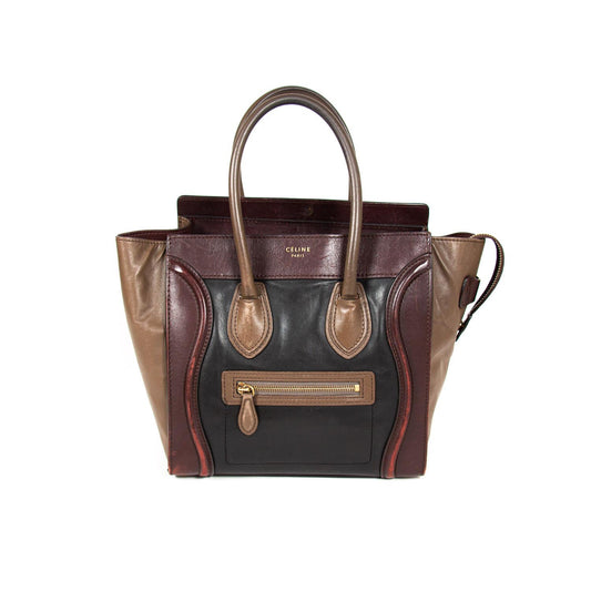 Celine Micro Luggage Tote Bag
