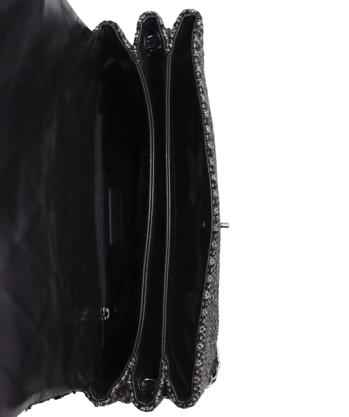 Chanel Single Flap Ba Black Sequin C24090055 ASC5891