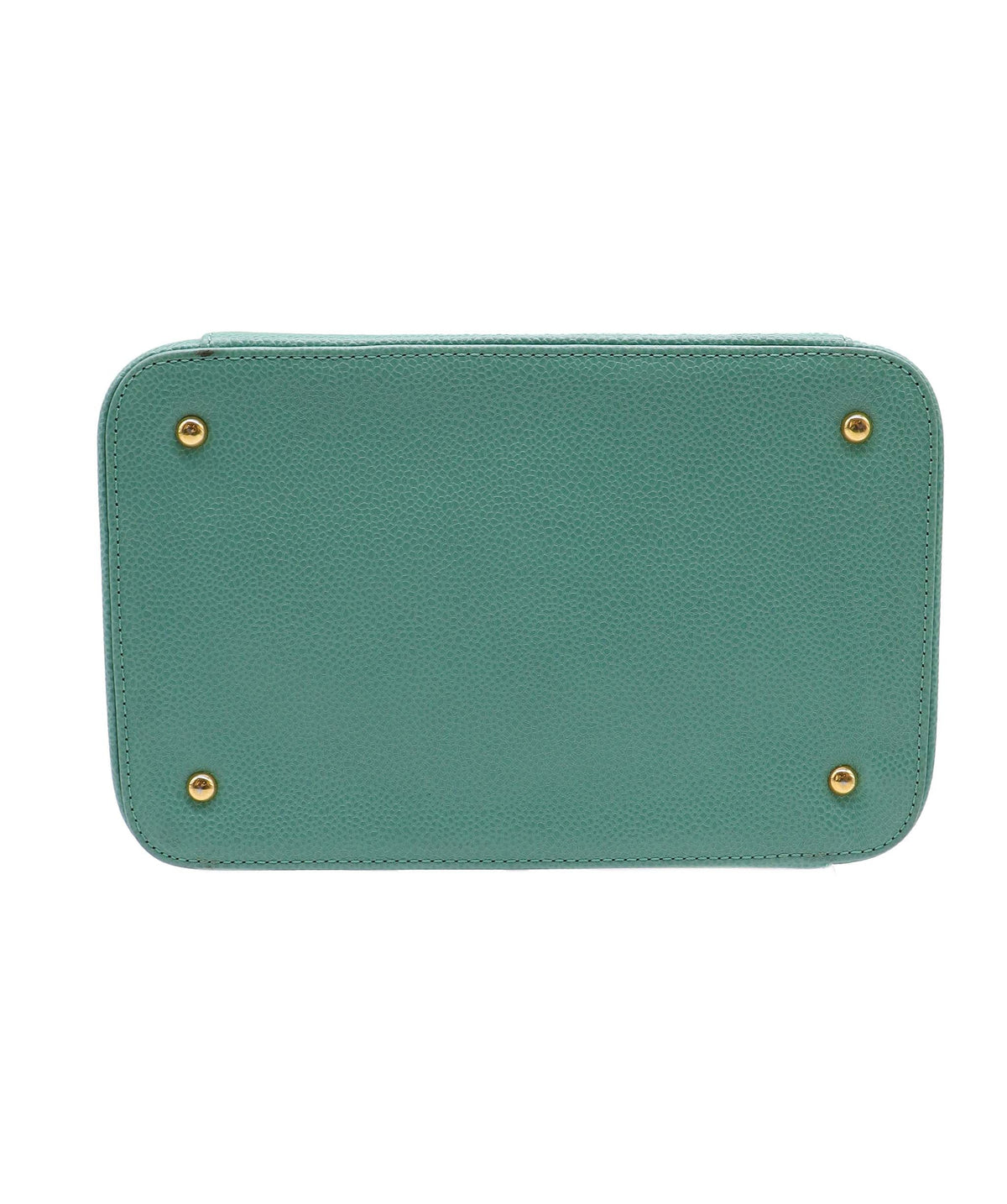 Chanel Vanity 2way Teal Caviar C24123283 ASC5920