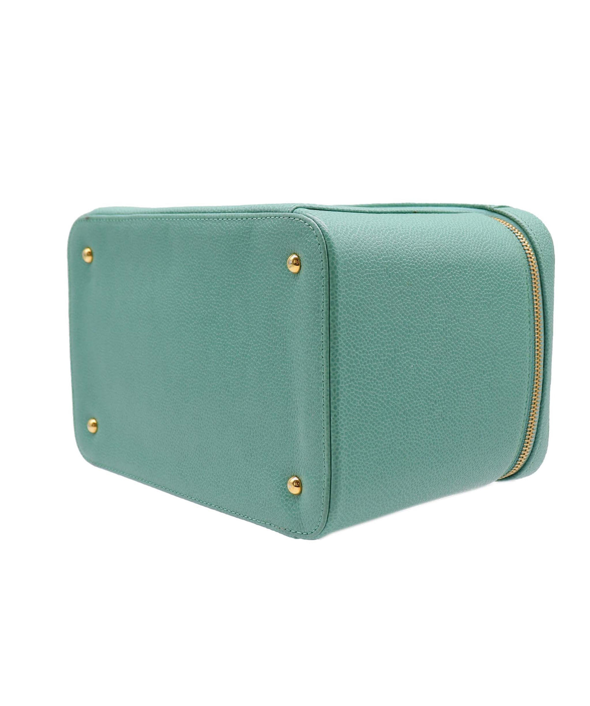 Chanel Vanity 2way Teal Caviar C24123283 ASC5920