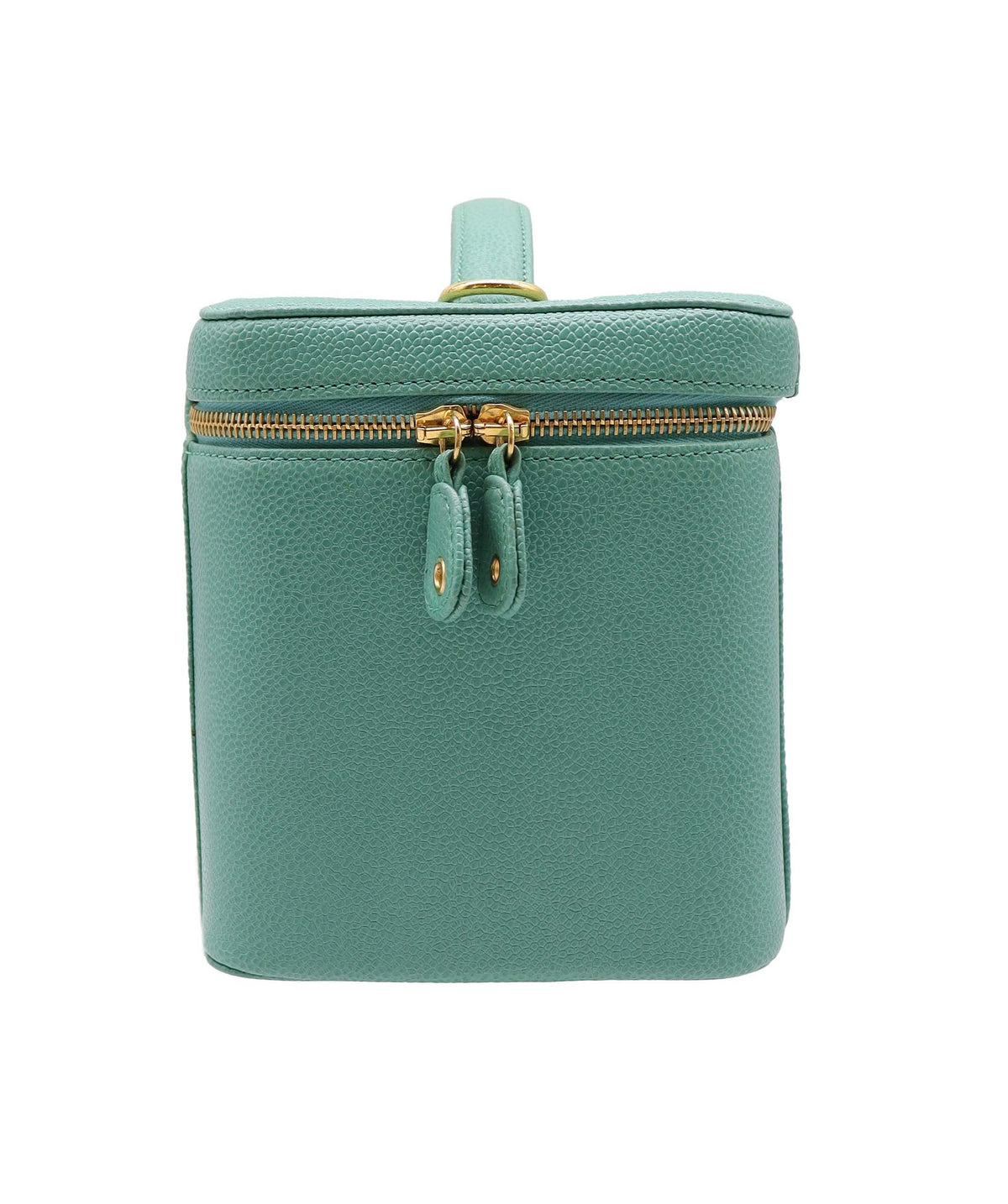 Chanel Vanity 2way Teal Caviar C24123283 ASC5920