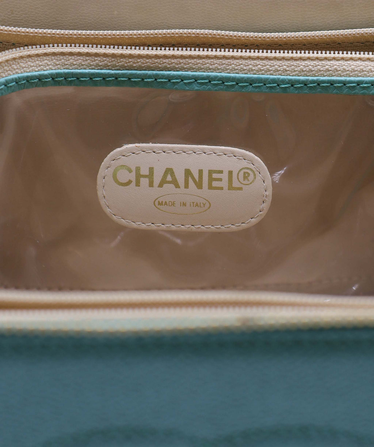 Chanel Vanity 2way Teal Caviar C24123283 ASC5920