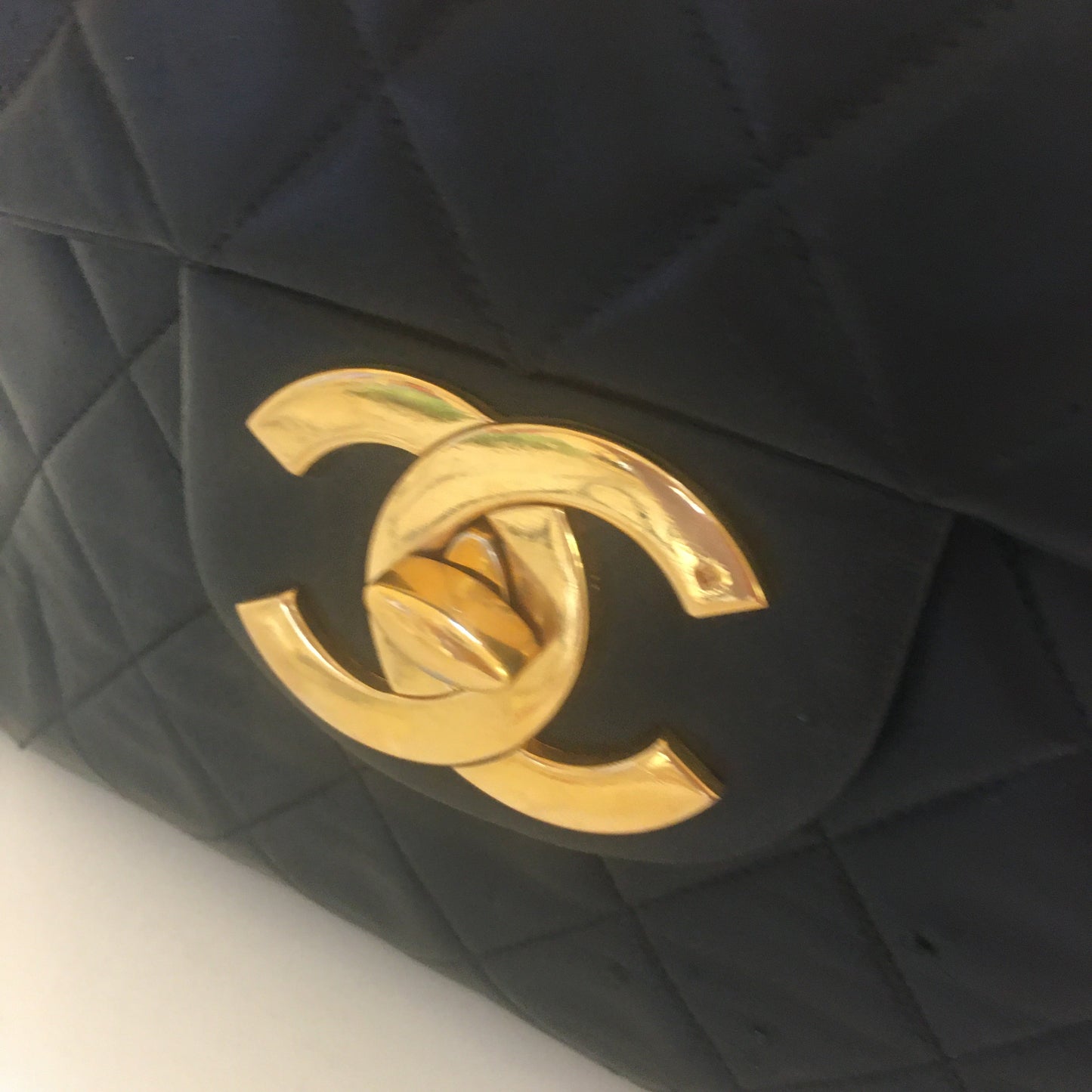 CHANEL Timeless/Classique Maxi Shoulder Bag in Black Leather