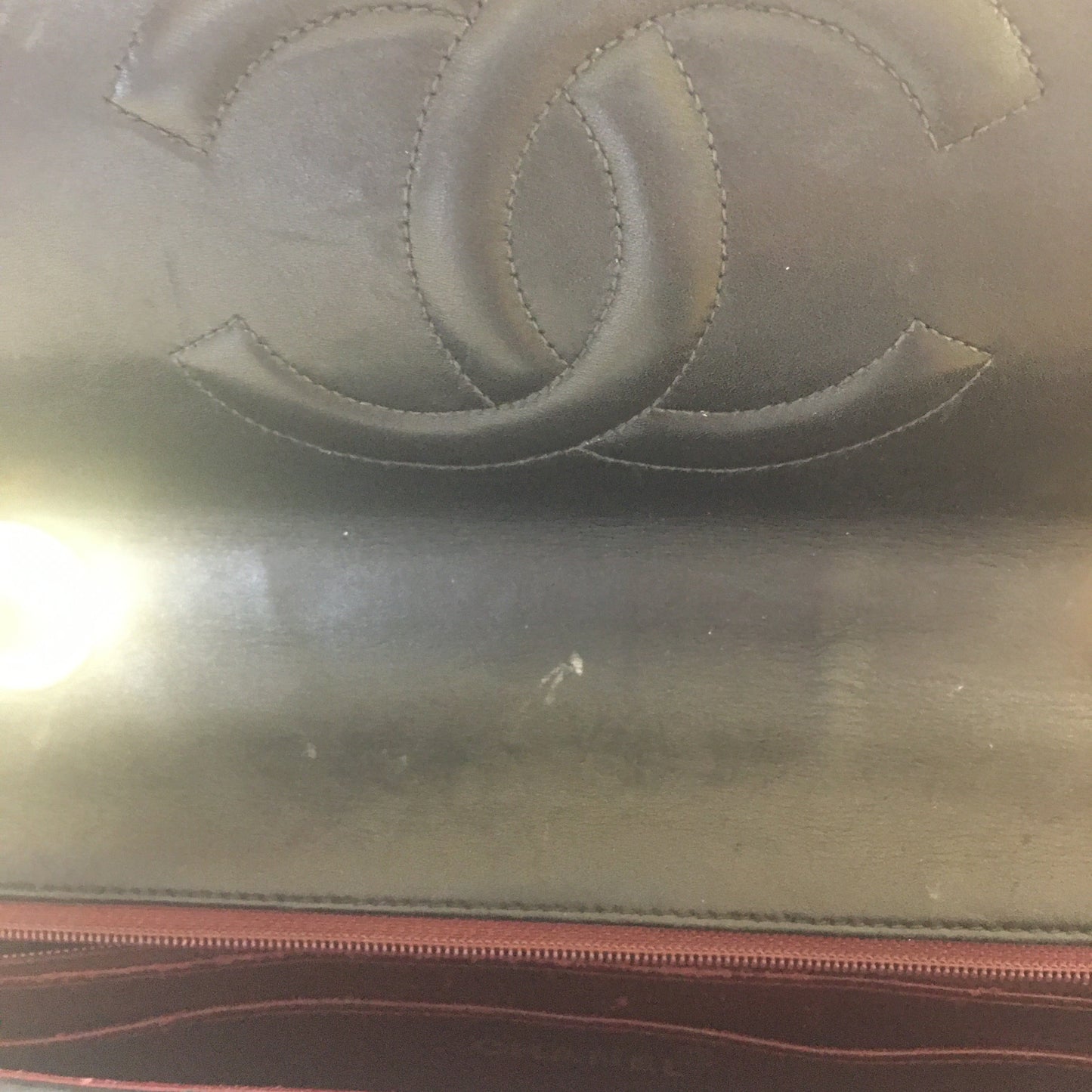 CHANEL Timeless/Classique Maxi Shoulder Bag in Black Leather