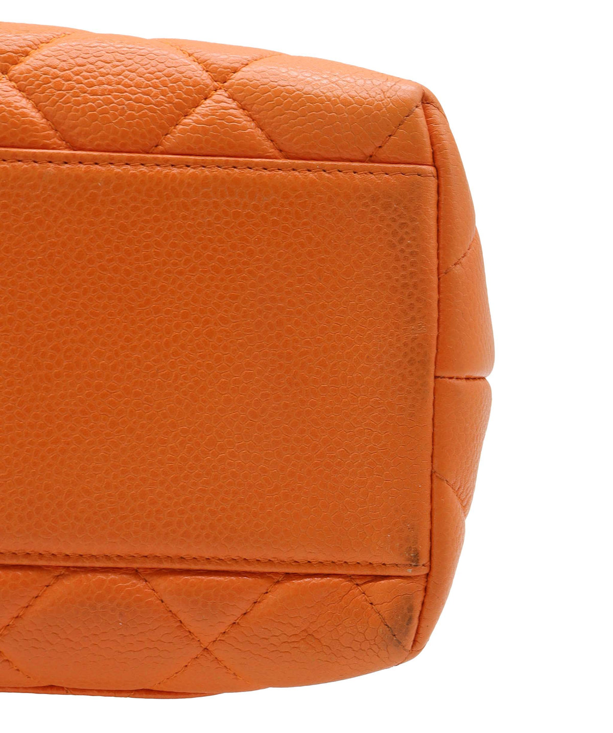 Chanel Top Handle Kel Orange Caviar C24070383 ASC5866