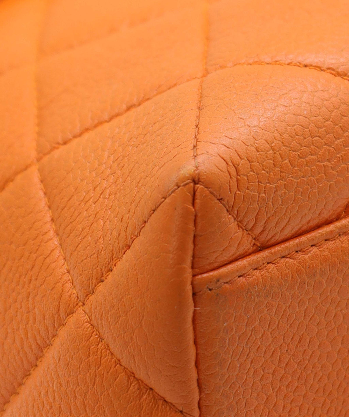 Chanel Top Handle Kel Orange Caviar C24070383 ASC5866