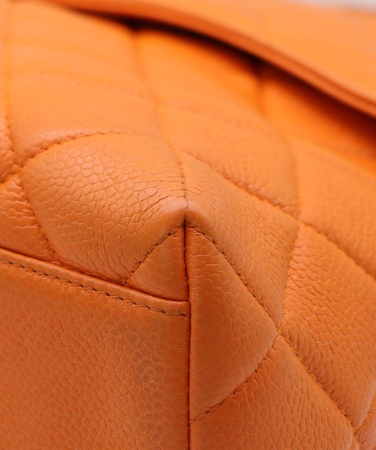 Chanel Top Handle Kel Orange Caviar C24070383 ASC5866