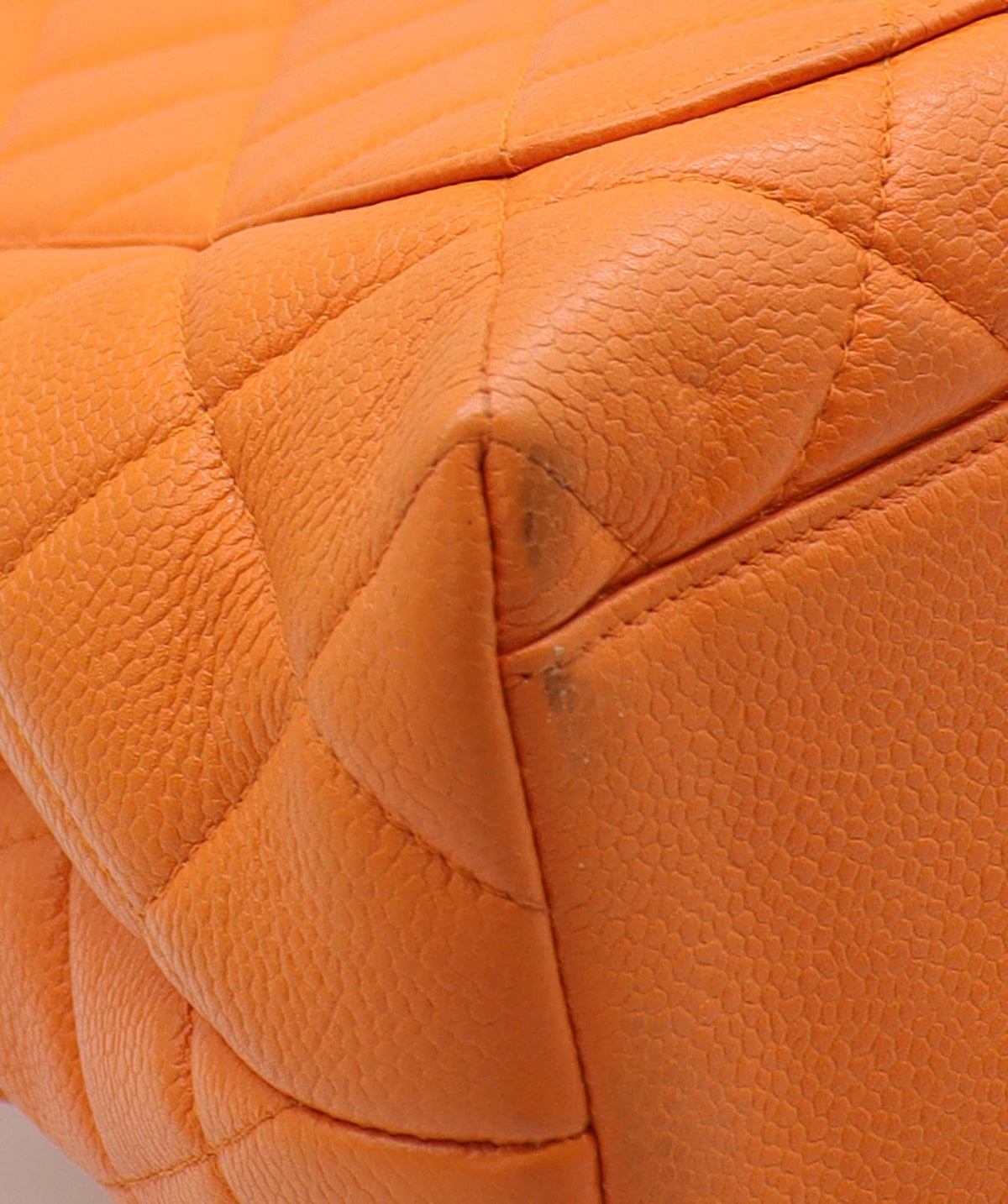 Chanel Top Handle Kel Orange Caviar C24070383 ASC5866