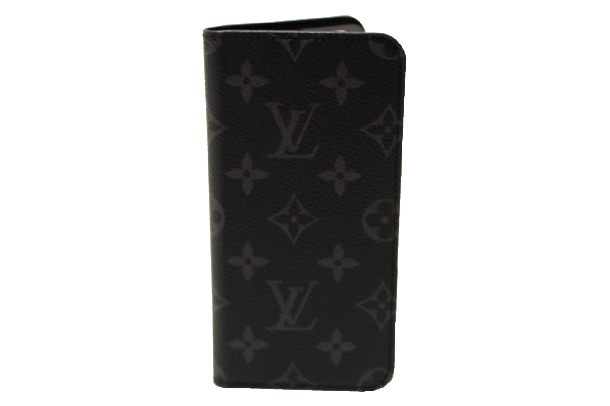 LOUIS VUITTON Louis Vuitton Monogram Eclipse iPhone 8 Max Folio Case | Italystation.com - Shop Now at italystation.com