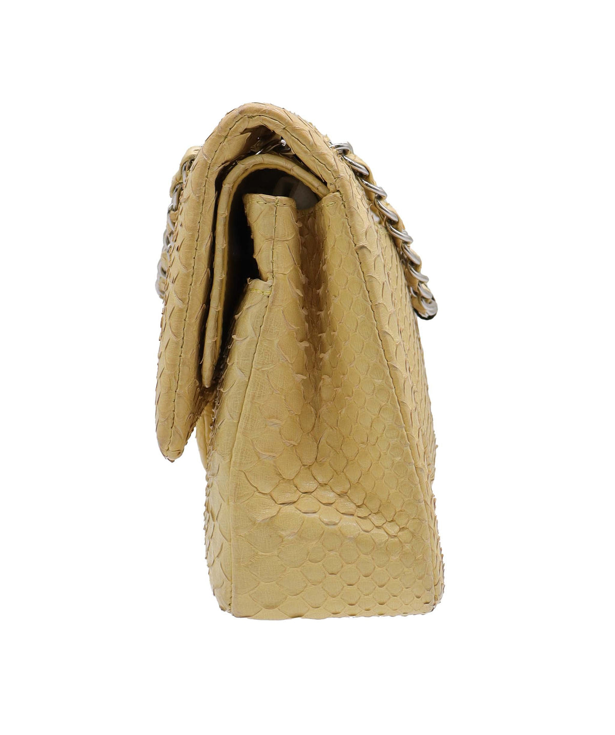 Chanel Medium Double Yellow Python C24020106 ASC5865