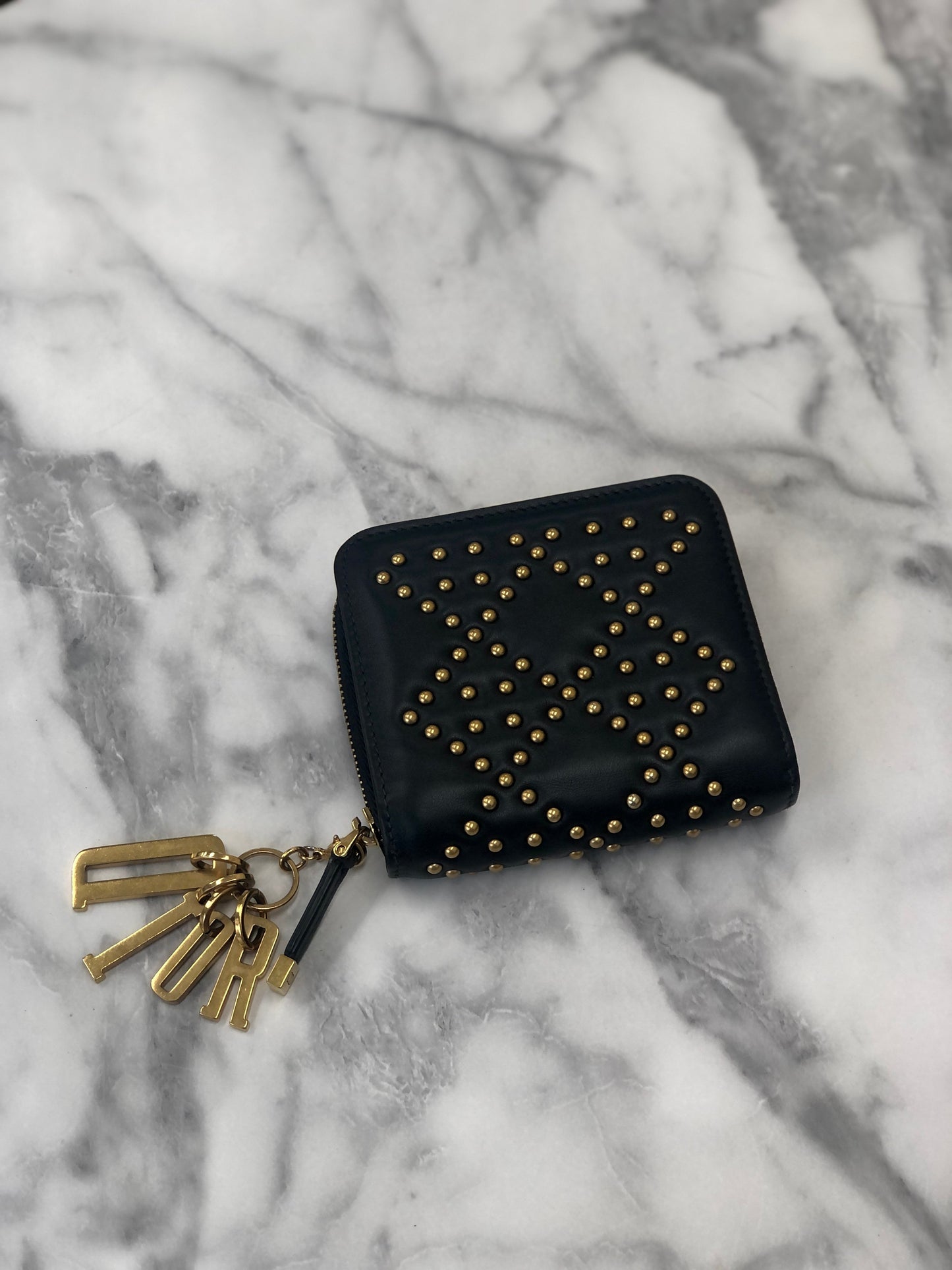 Christian Dior Cannage Leather Dior 33-MA0197 Compact wallet Nyvy 7m4p8z