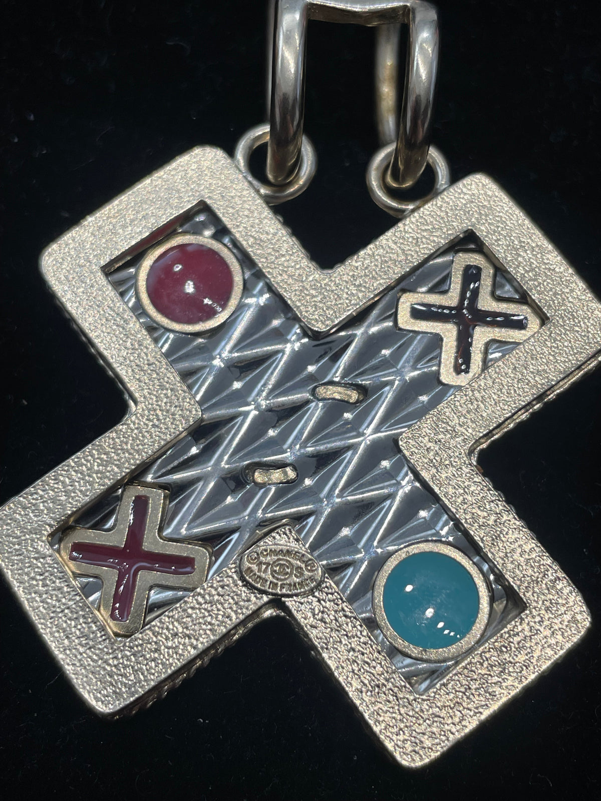 Cross Mono-clip Logo Clip-on Earrings