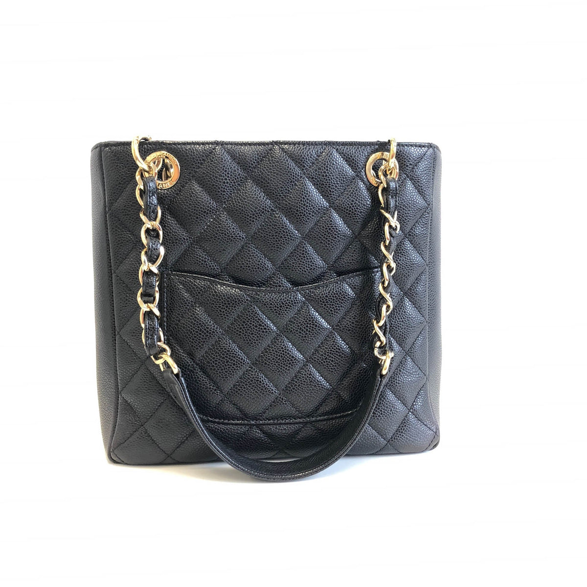 PST in black caviar leather ghw