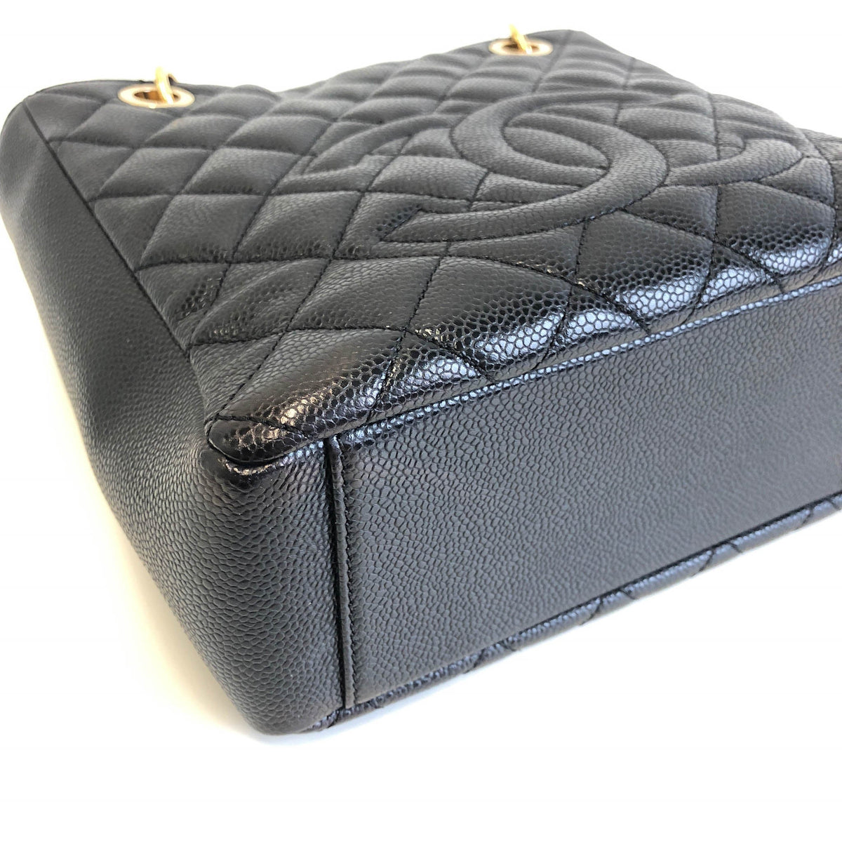 PST in black caviar leather ghw