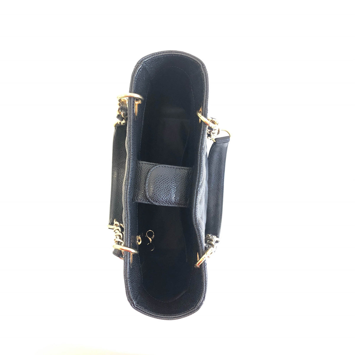 PST in black caviar leather ghw