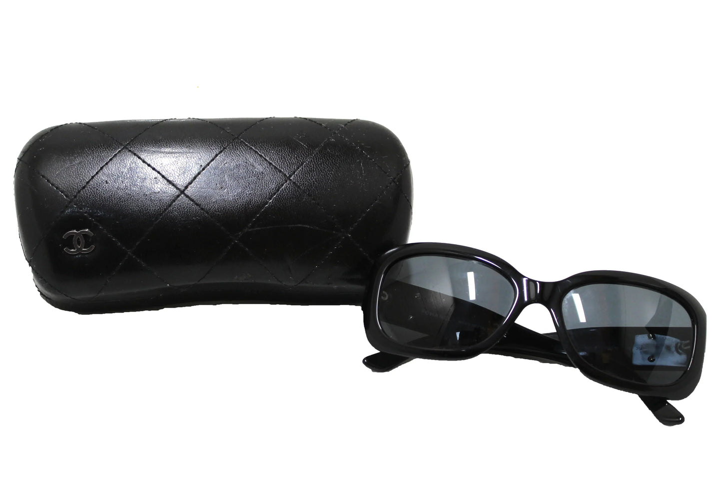 Chanel Black Frame CC Sunglasses