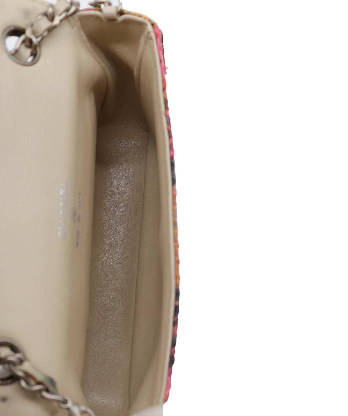Chanel Mini Flap Orange Pink Python C24060019 ASC5918