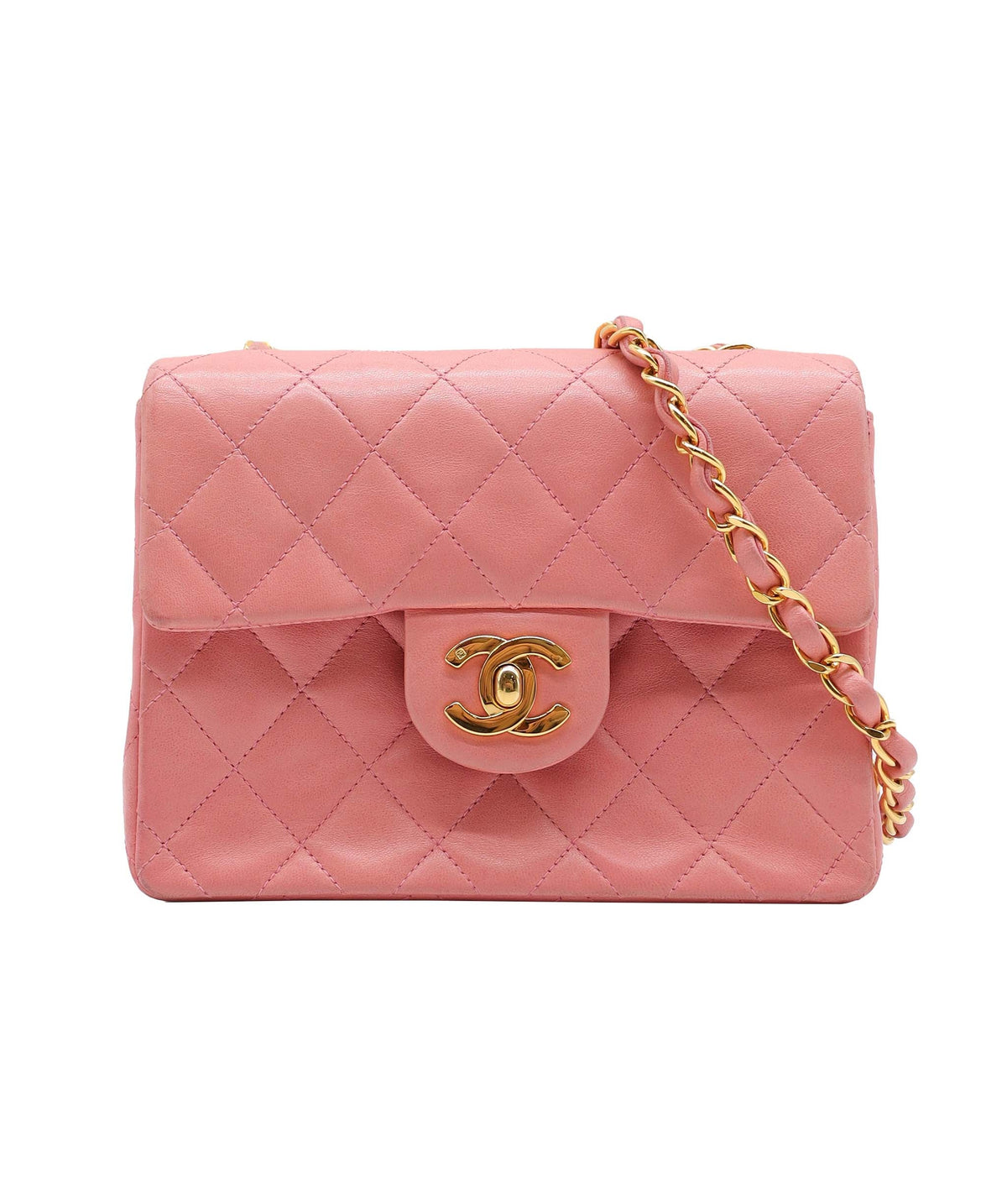 Chanel Mini Flap Bag Pink Lambskin C24012429 ASC5864