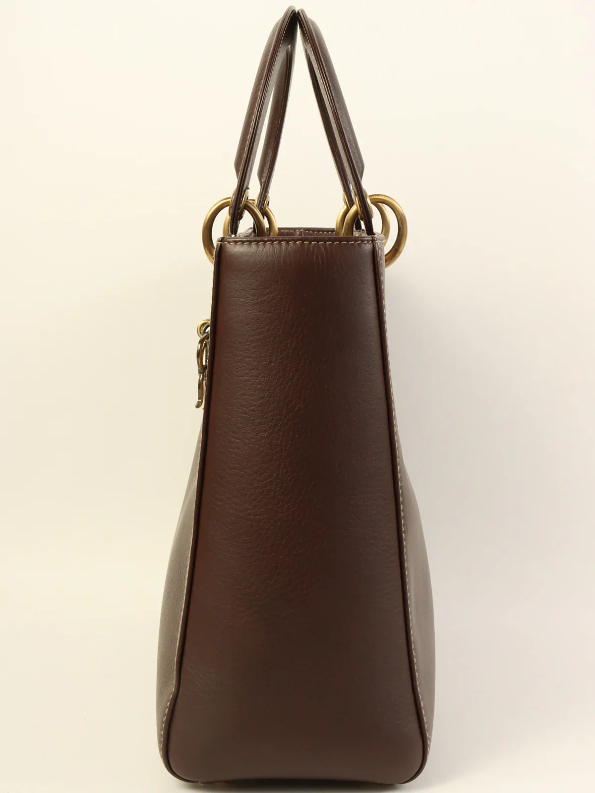 DIOR 2002 Made Lady  2Way Bag L Brown