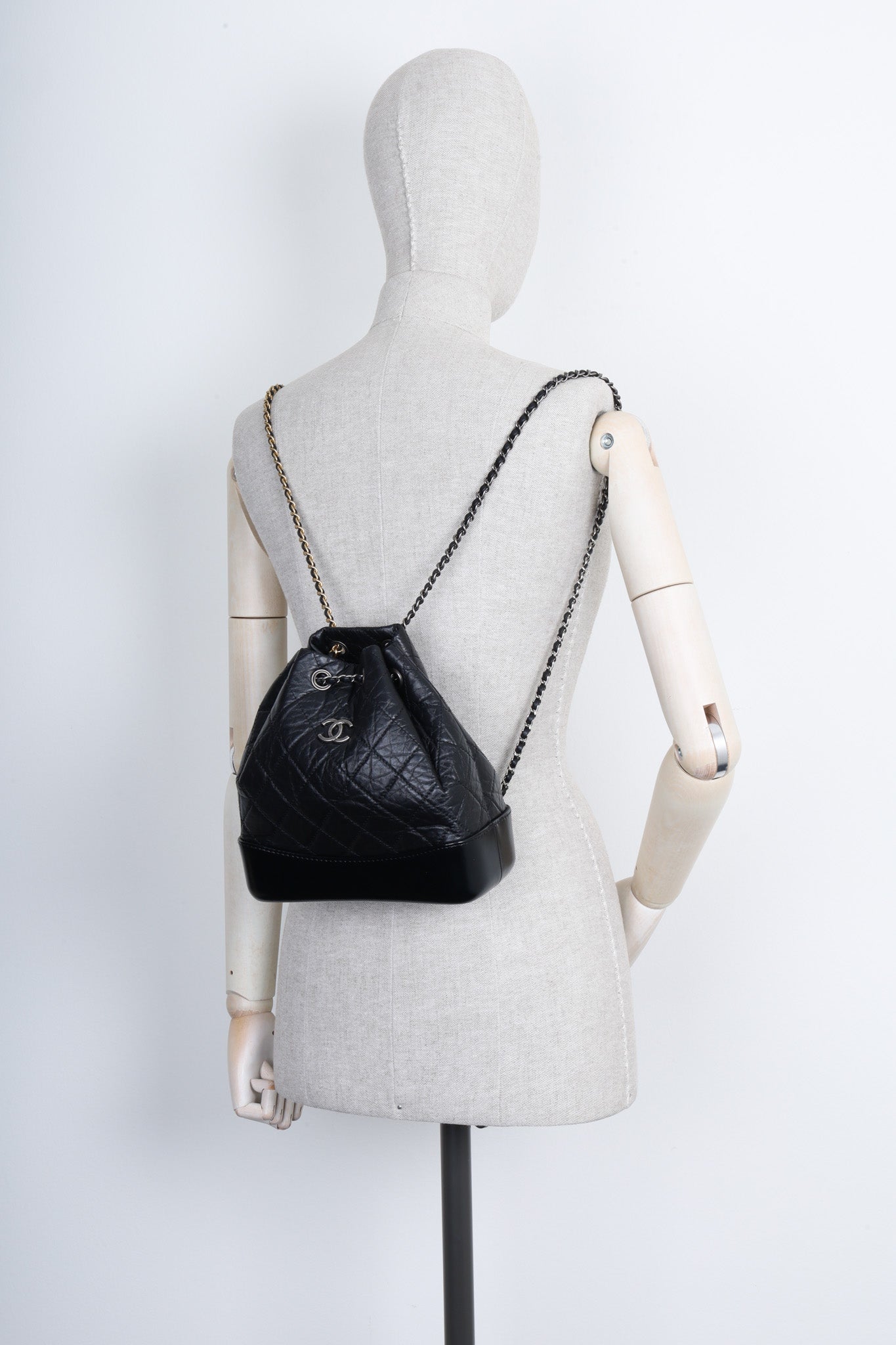 CHANEL Gabrielle Backpack Small Black