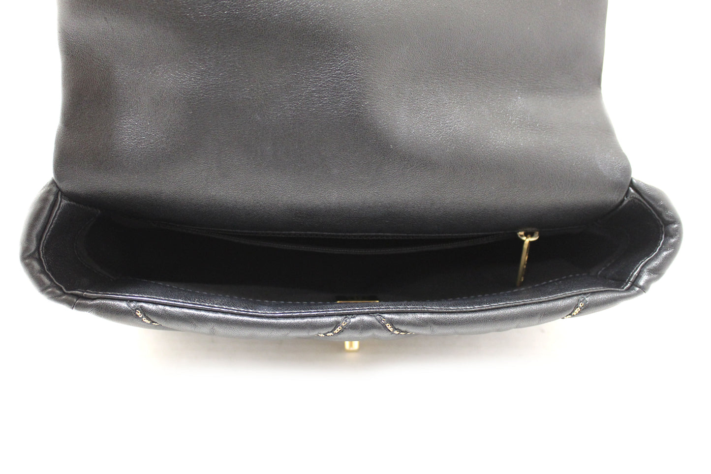 Limited Edition Chanel  Medium Black Quilted Lambskin Leather Shoulder Crossbody Bag