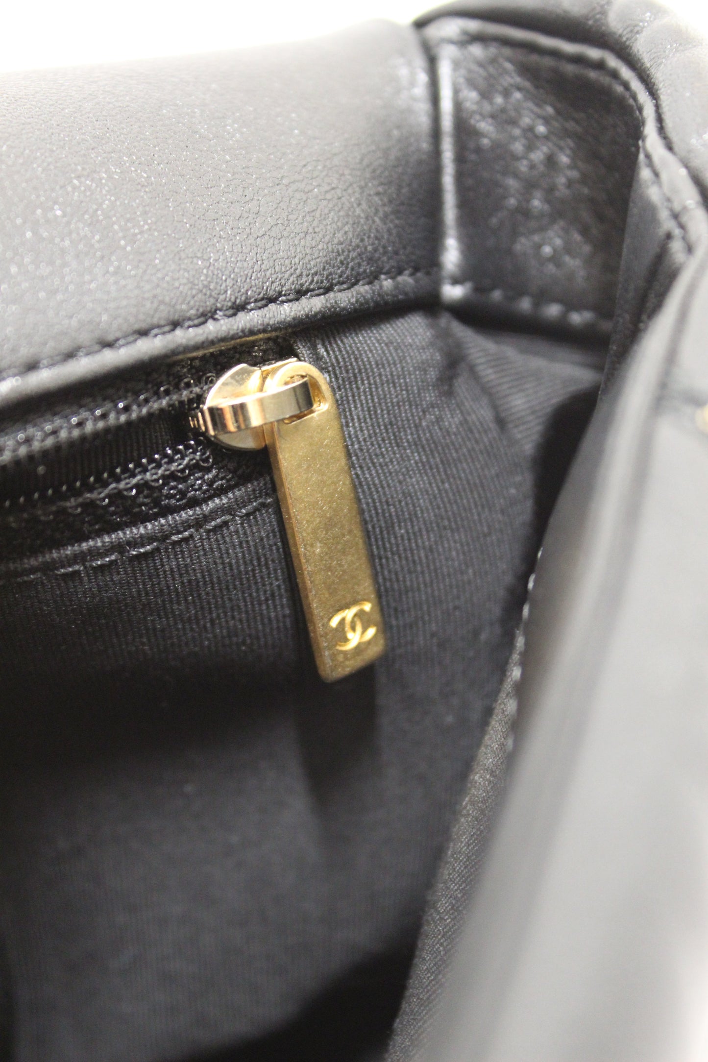 Limited Edition Chanel  Medium Black Quilted Lambskin Leather Shoulder Crossbody Bag