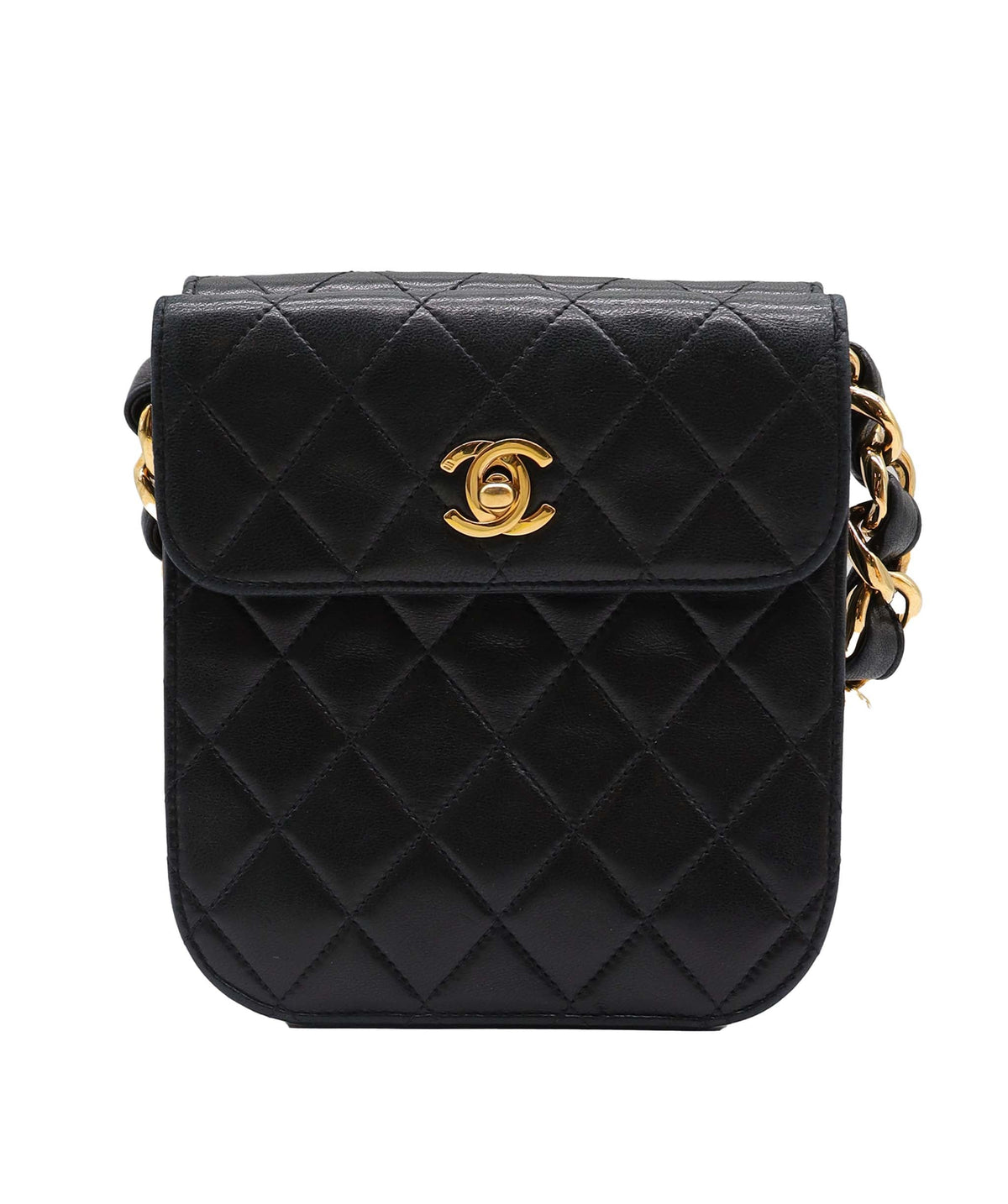 Chanel Waist Bag Black Lambskin C24041826 ASC5912