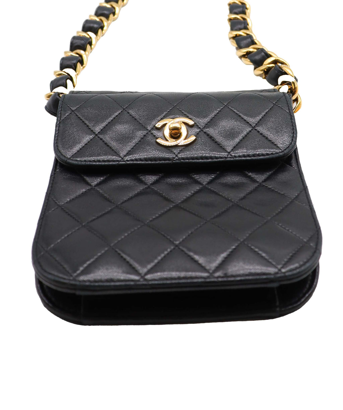 Chanel Waist Bag Black Lambskin C24041826 ASC5912