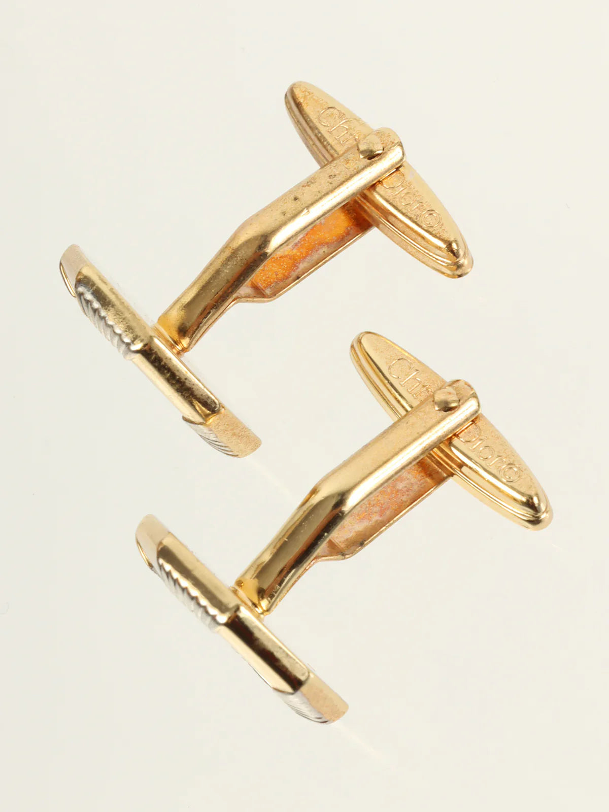 DIOR Octagon Logo Cuffs Gold/Silver