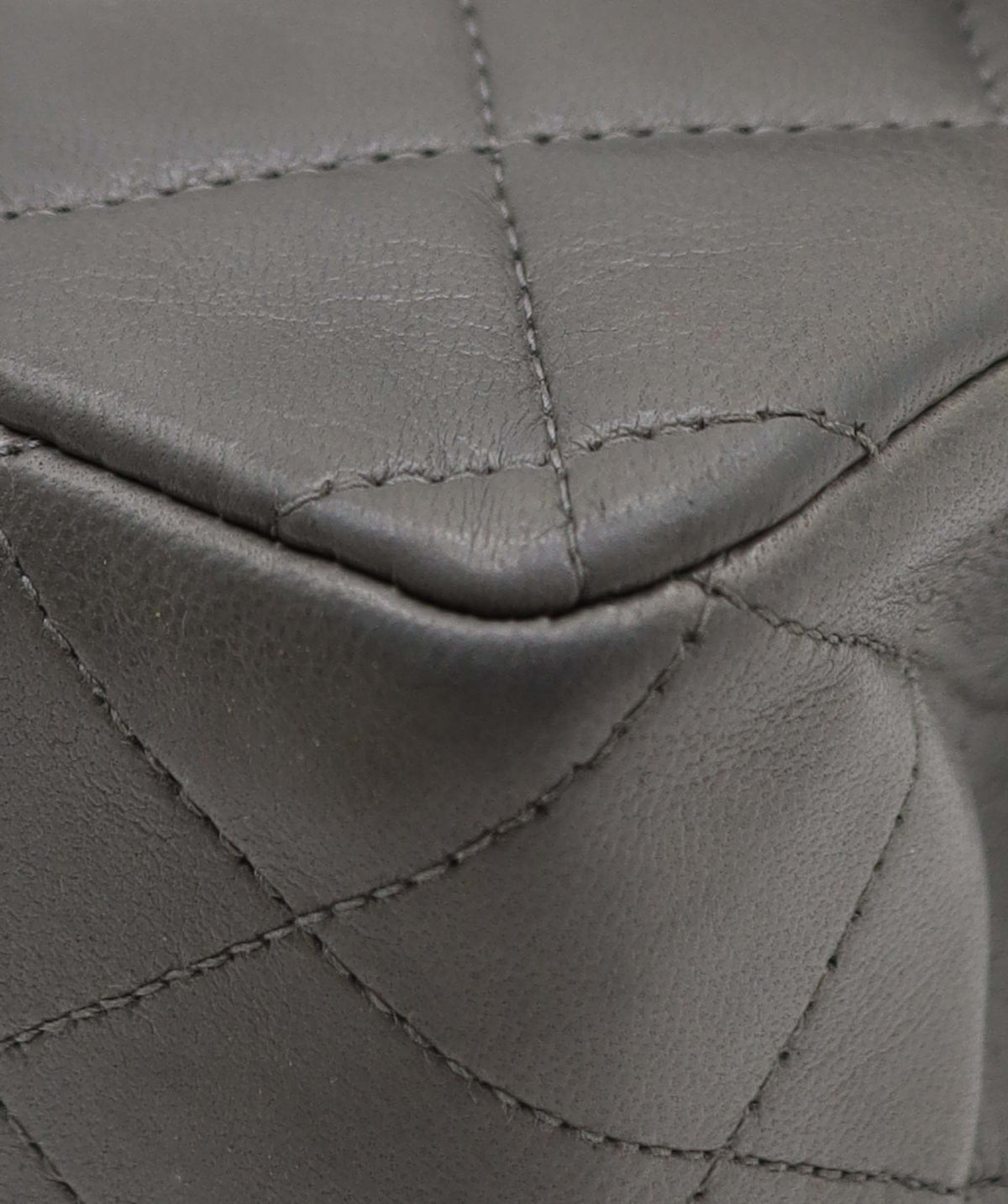 Chanel Medium Double Gray Lambskin C24123788 ASC5855
