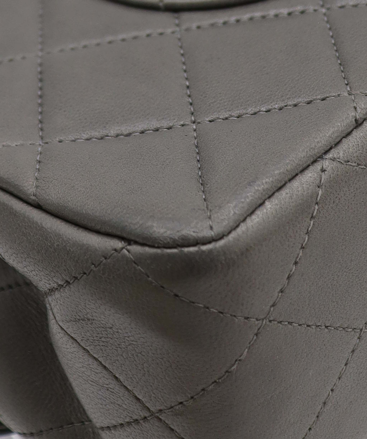 Chanel Medium Double Gray Lambskin C24123788 ASC5855