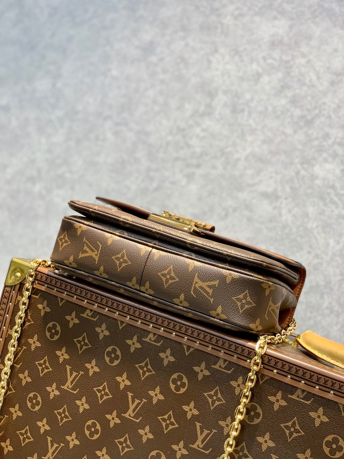LB670 Marceau Monogram / HIGHEST QUALITY VERSION / 9.6 x 5.9 x 2.6 inches