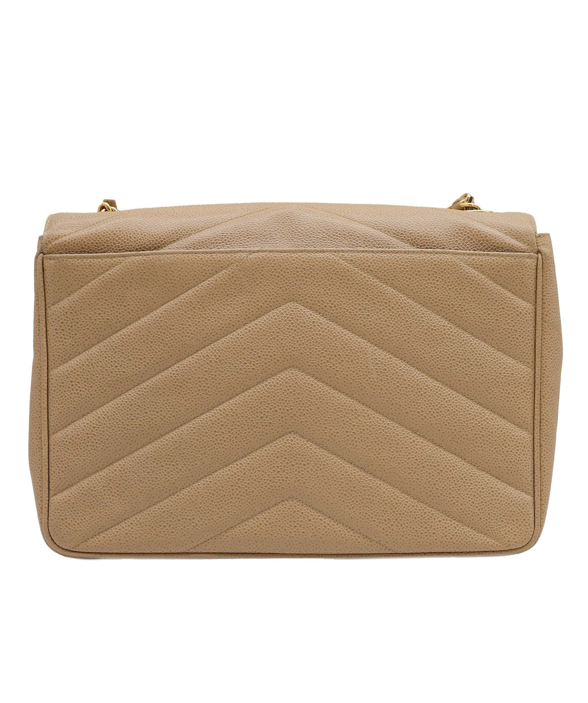 Chanel Jumbo XL Singl Beige Caviar C24100010 ASC5939