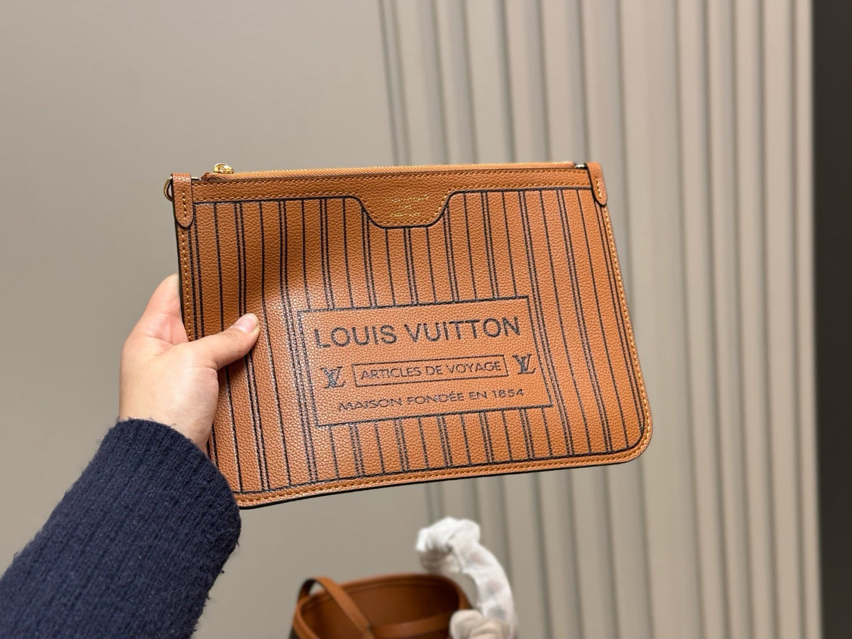 LB1215 Neverfull Inside Out MM / 12.2 x 11 x 5.5 inches