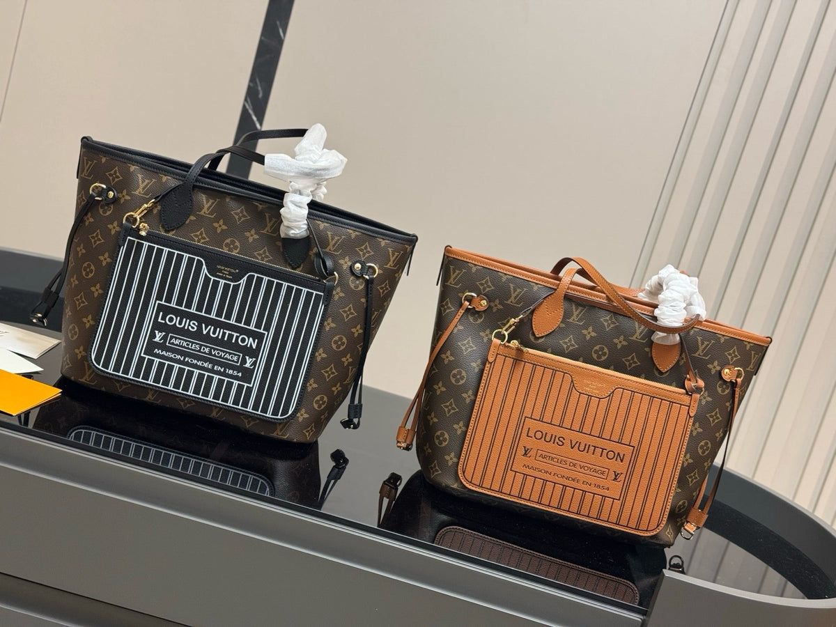LB1215 Neverfull Inside Out MM / 12.2 x 11 x 5.5 inches
