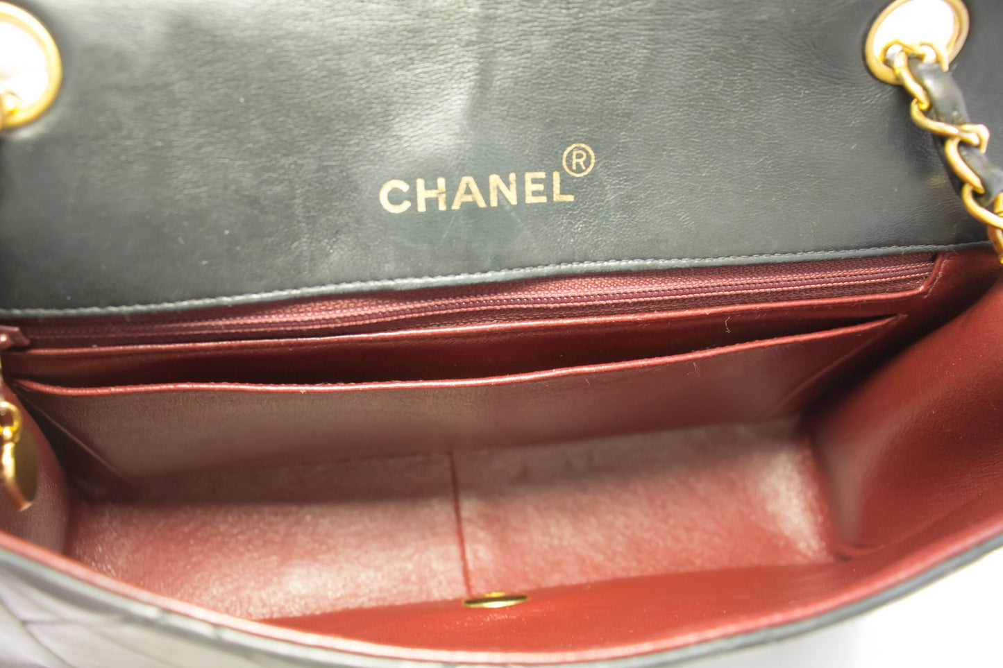 Top Quality Chanel Diana New Chain Shoulder Bag Black Quilted Lambskin Purse