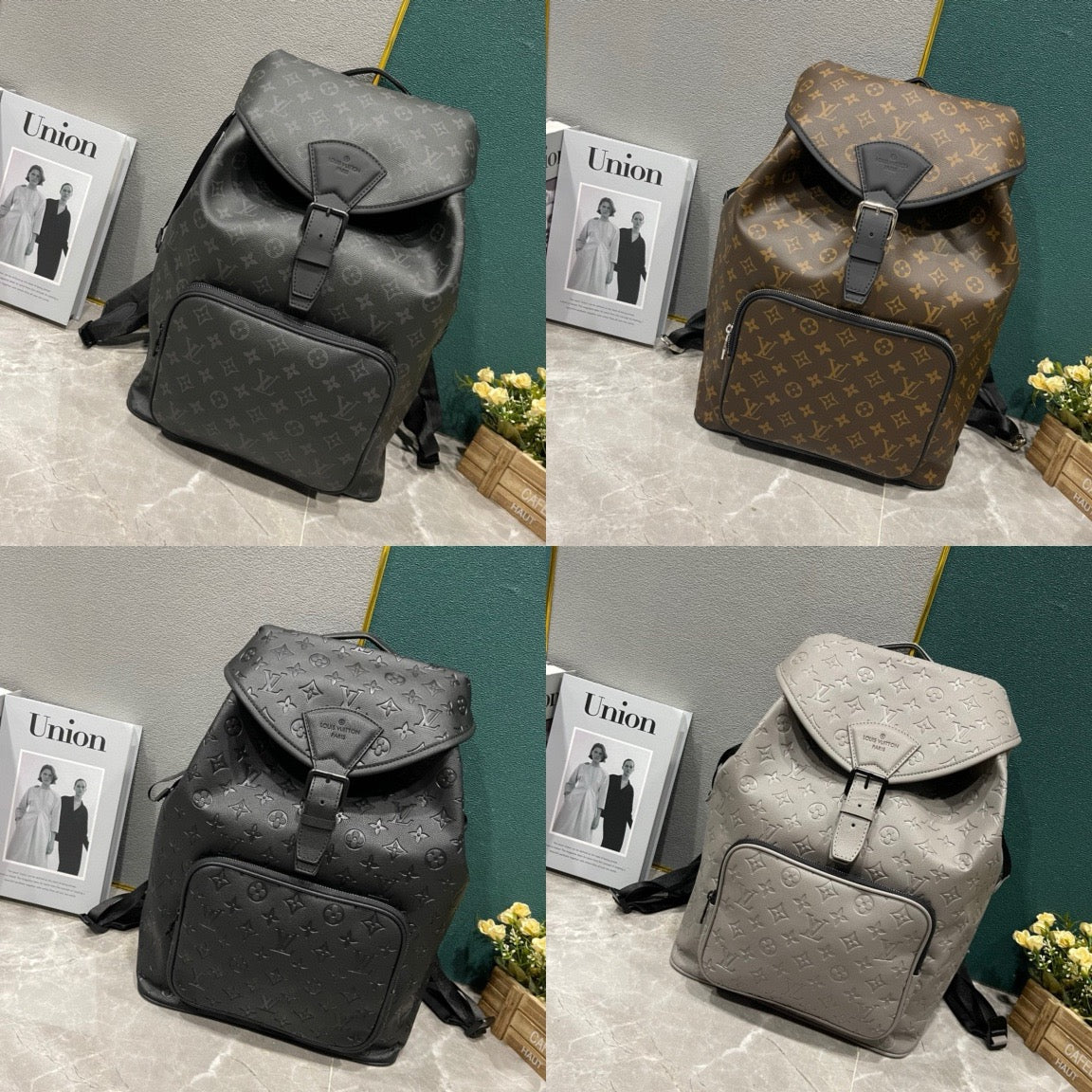 MBG062 Montsouris Backpack / 12.6 x 15.7 x 7.5 inches