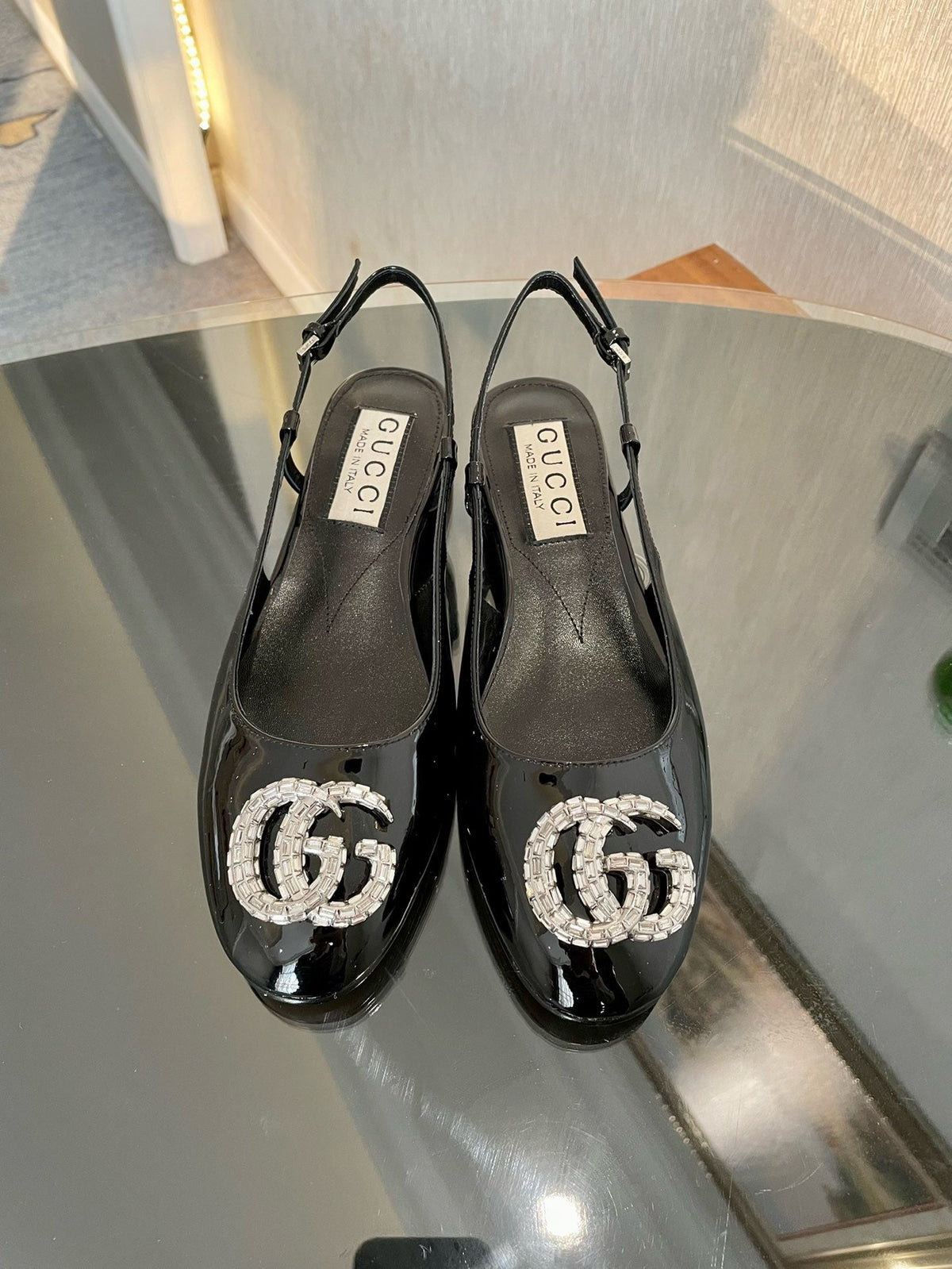 SE1267 Women's ballerina with Double G / Size5-11
