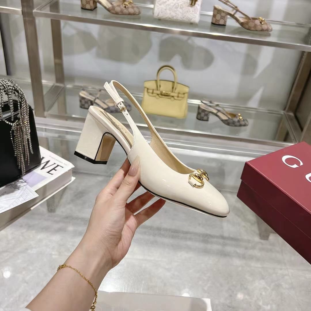 SE1602 Gucci Women's Horsebit Slingback / Size4-11