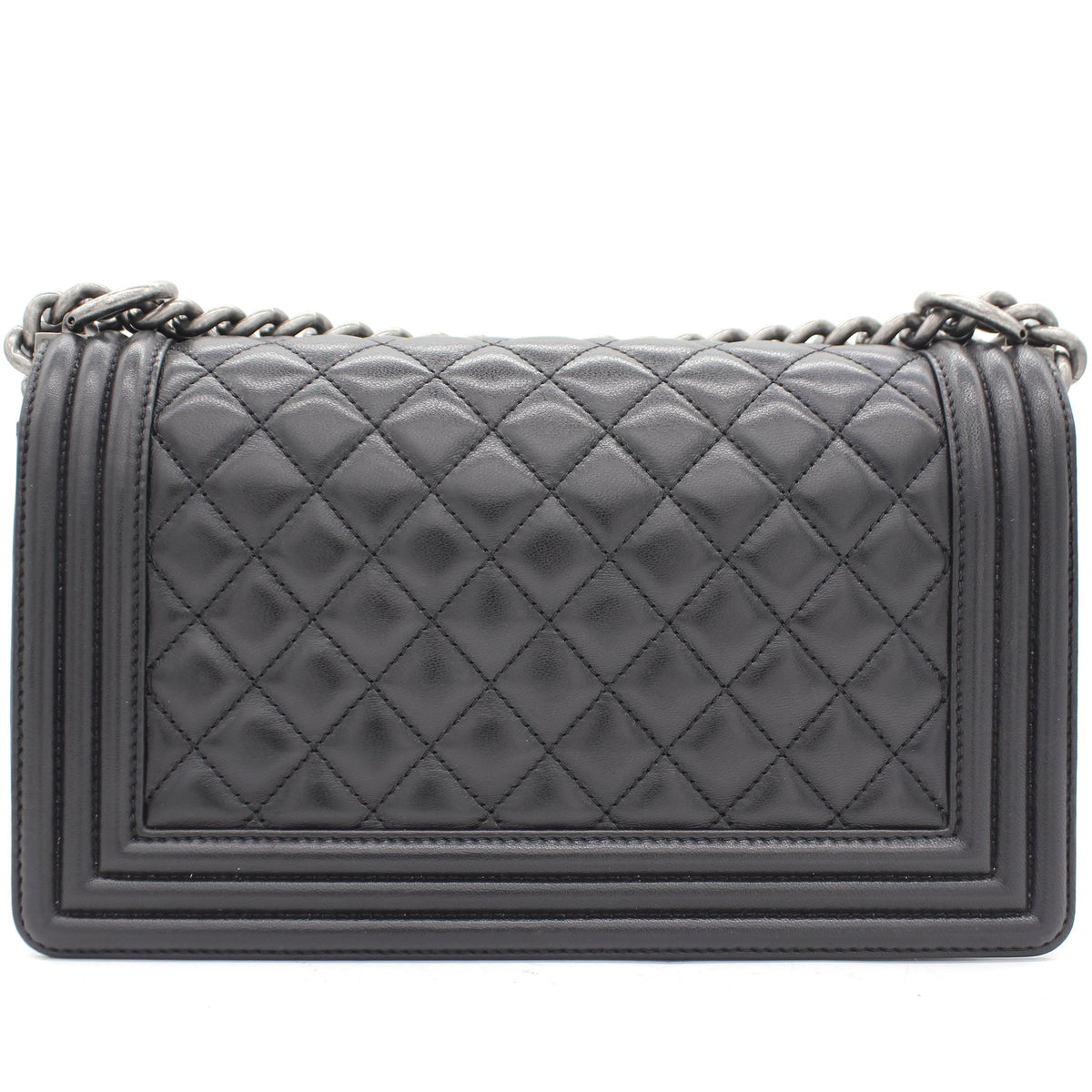 Chanel Quilted Medium Boy Bag Lambskin
