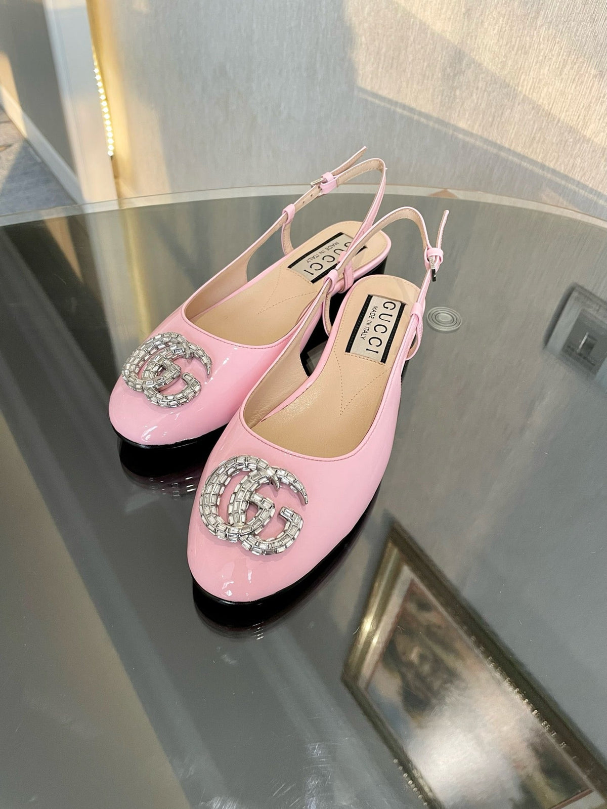 SE1269 Women's ballerina with Double G / Size5-11