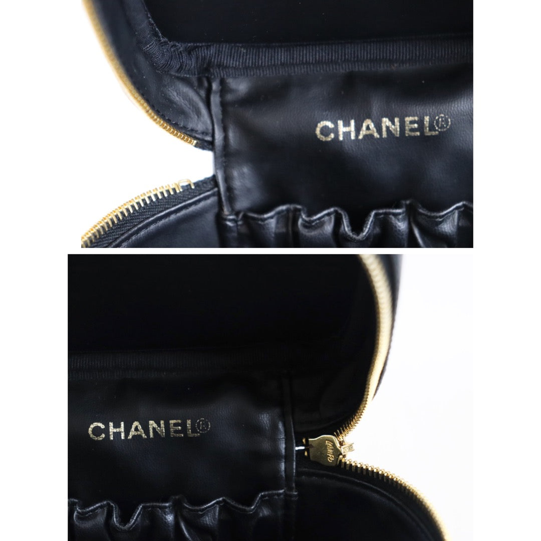 Rank A ｜ CHANEL Caviar Skin Vanity Handbag ｜091901
