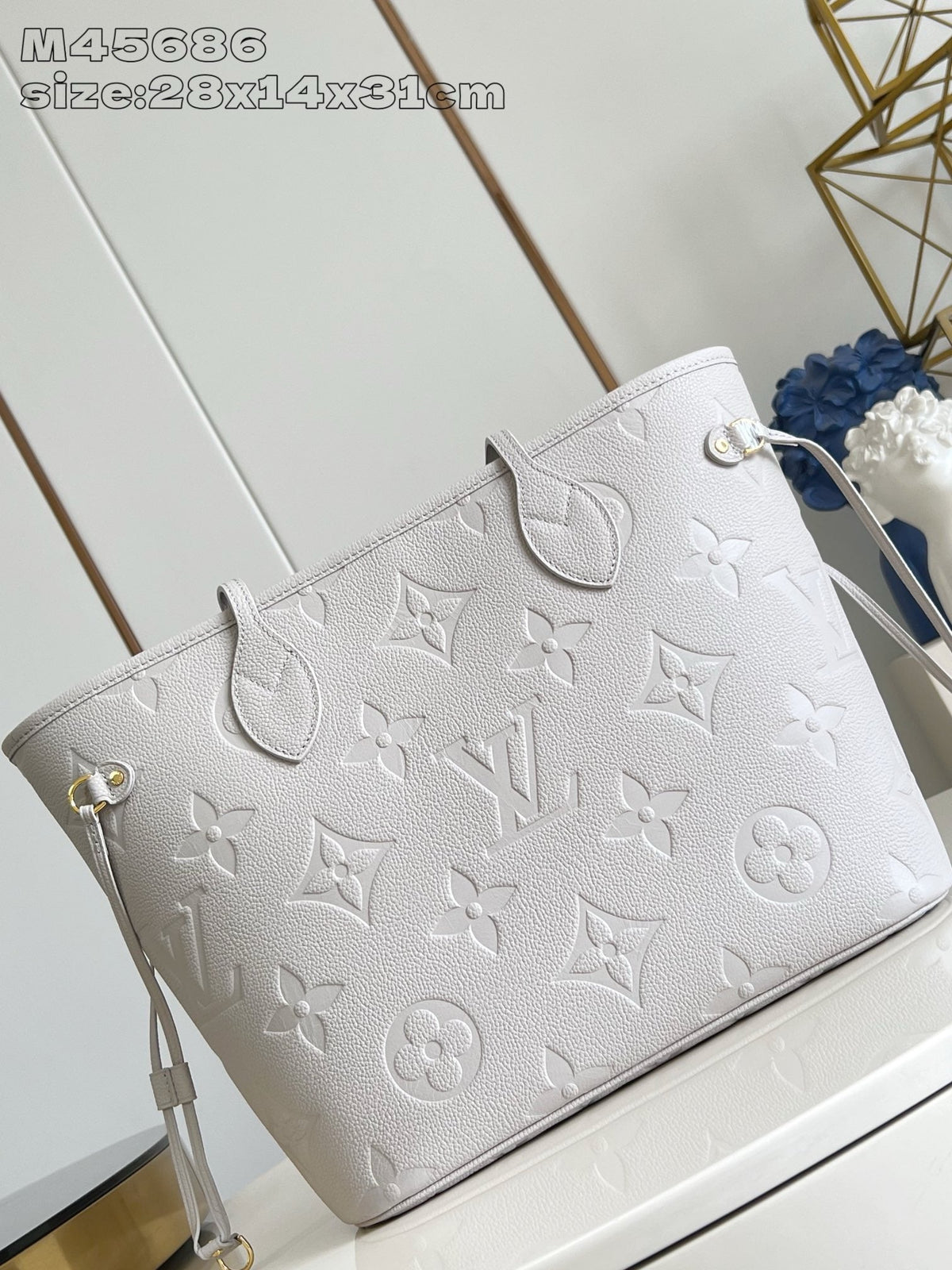 LB1227 Neverfull MM / 12.2 x 11 x 5.5 inches / HIGHEST QUALITY VERSION