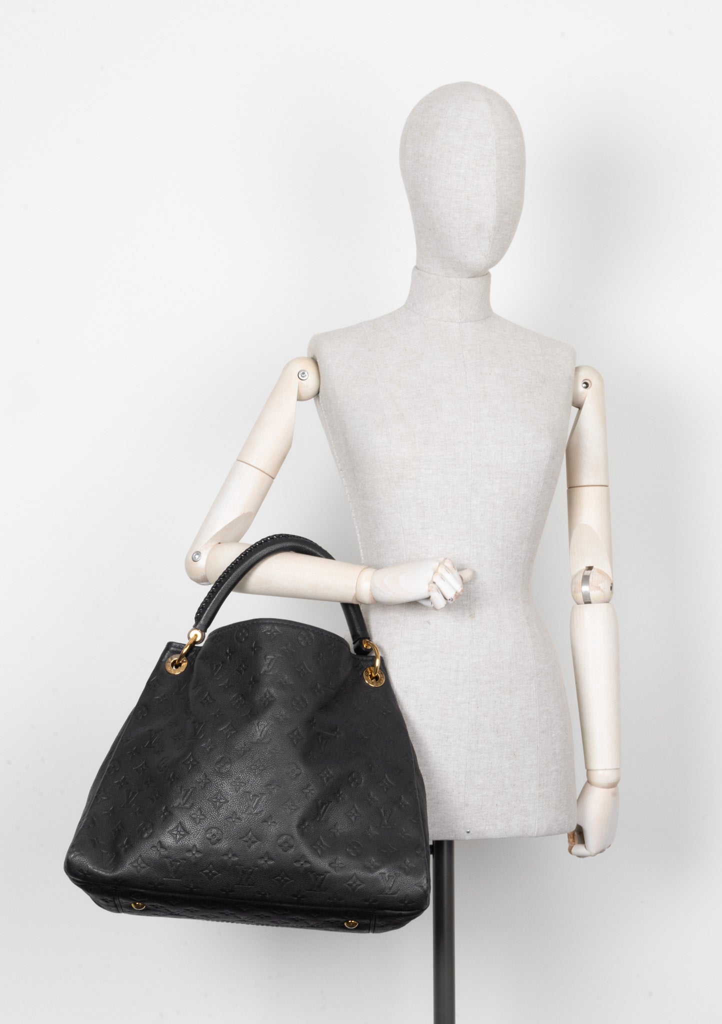 Louis Vuitton Artsy MM Bag MNG Empreinte Black