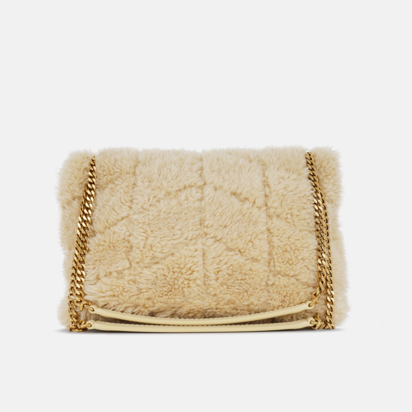 Saint Laurent Medium Lou Puffer - Shearling