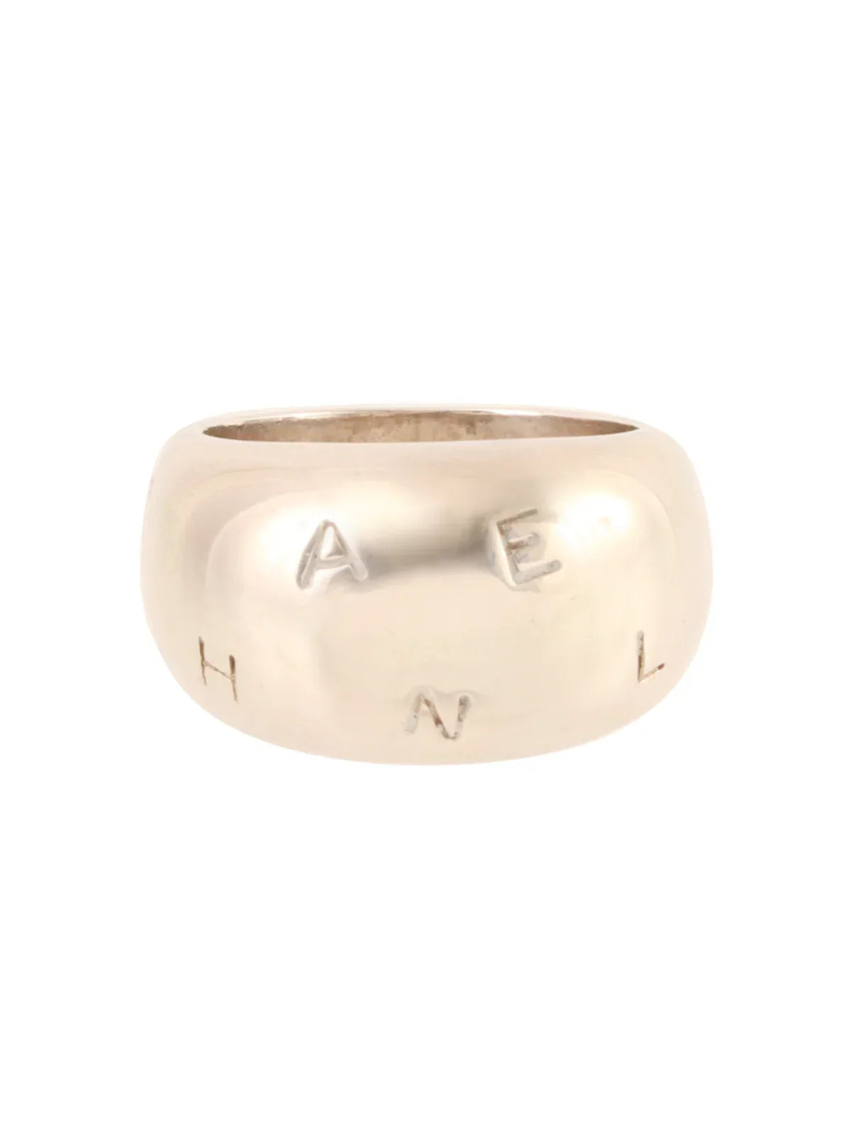 Top Quality Chanel Logo Ring Silver