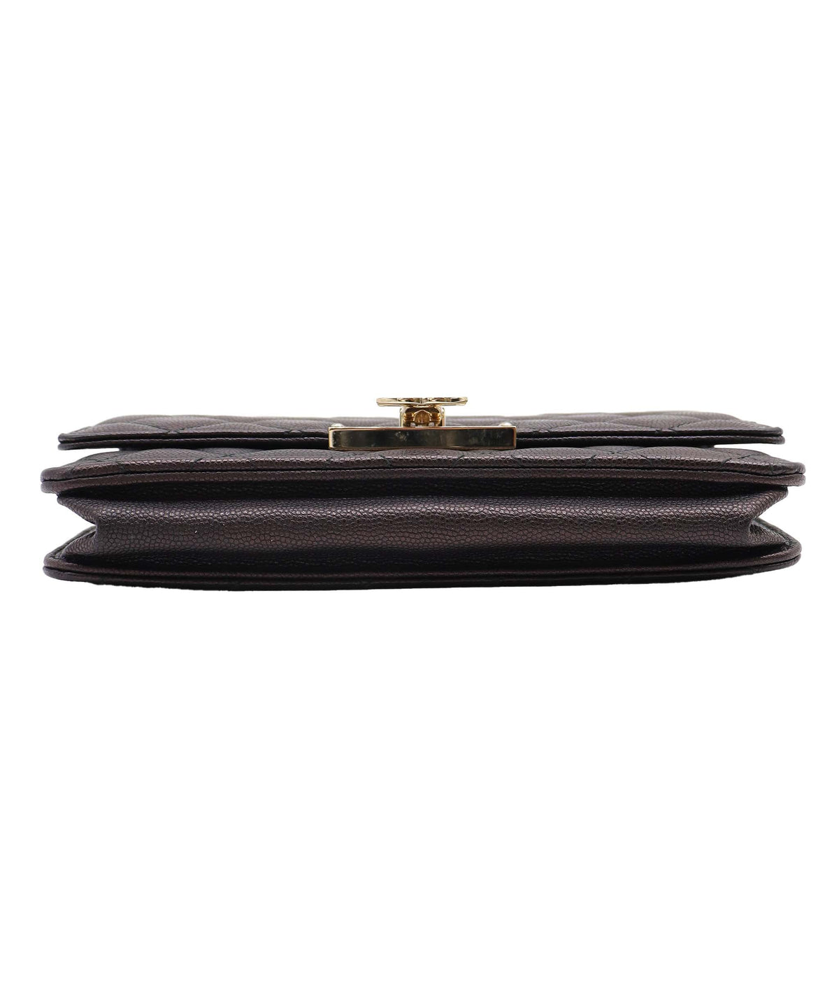 Chanel WOC Flip Lock Black Caviar GHW #24 SKC1997