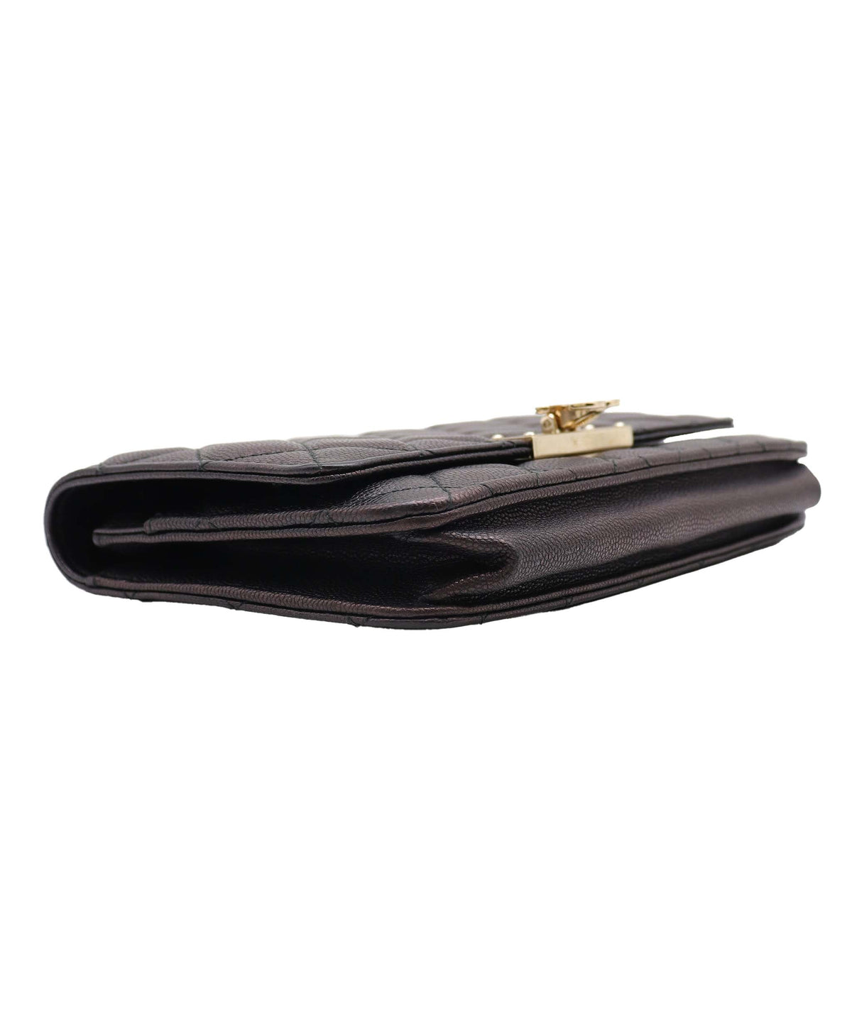 Chanel WOC Flip Lock Black Caviar GHW #24 SKC1997