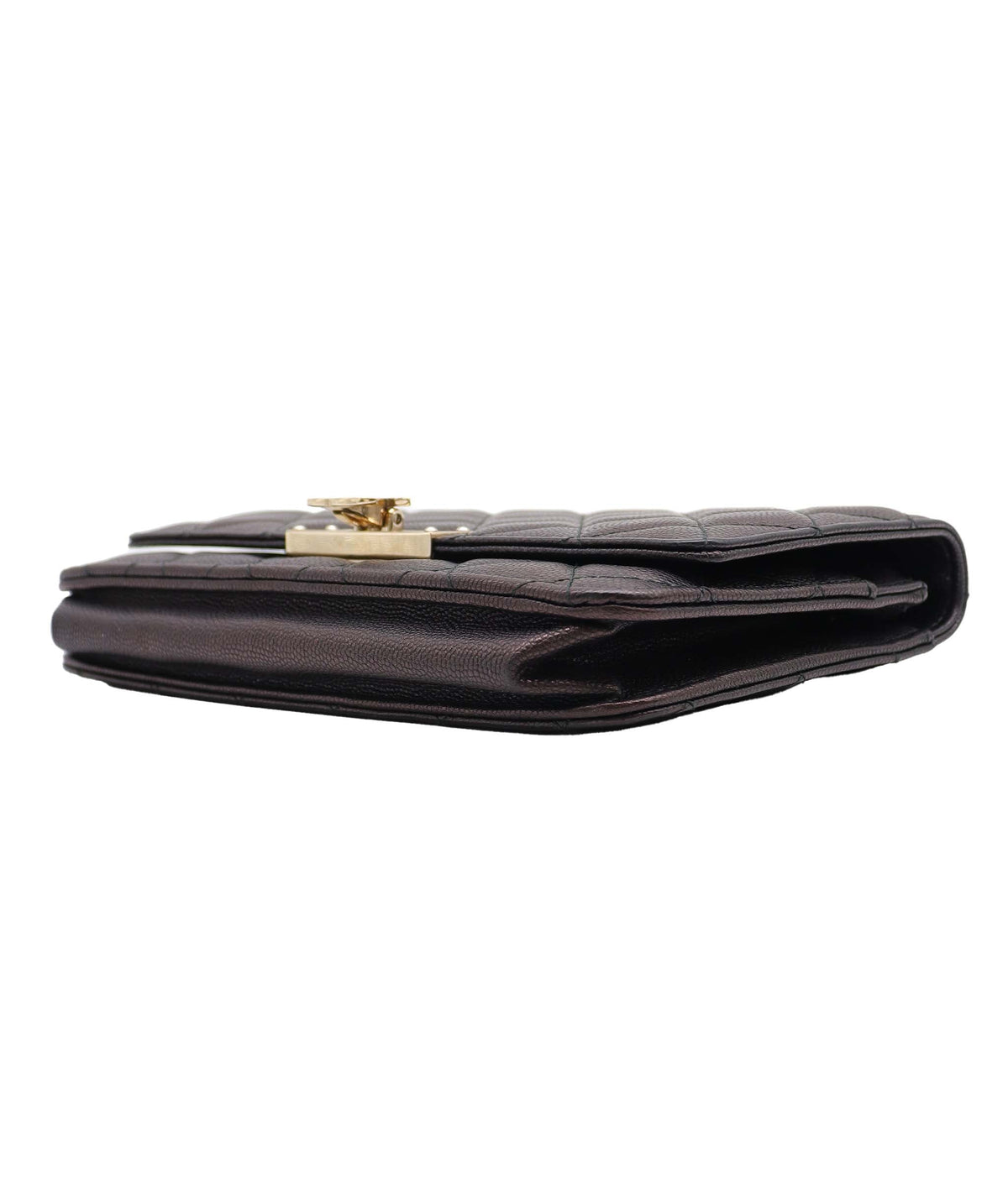 Chanel WOC Flip Lock Black Caviar GHW #24 SKC1997