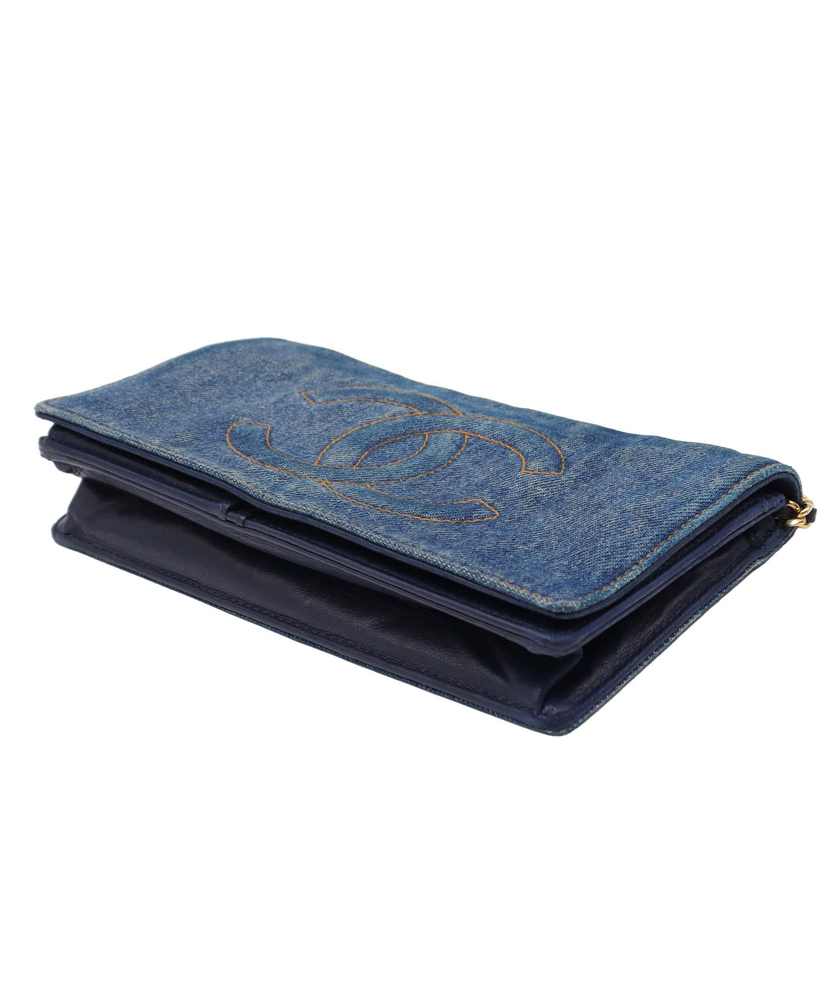 Chanel Vintage WOC Denim GHW #4 SKC1989